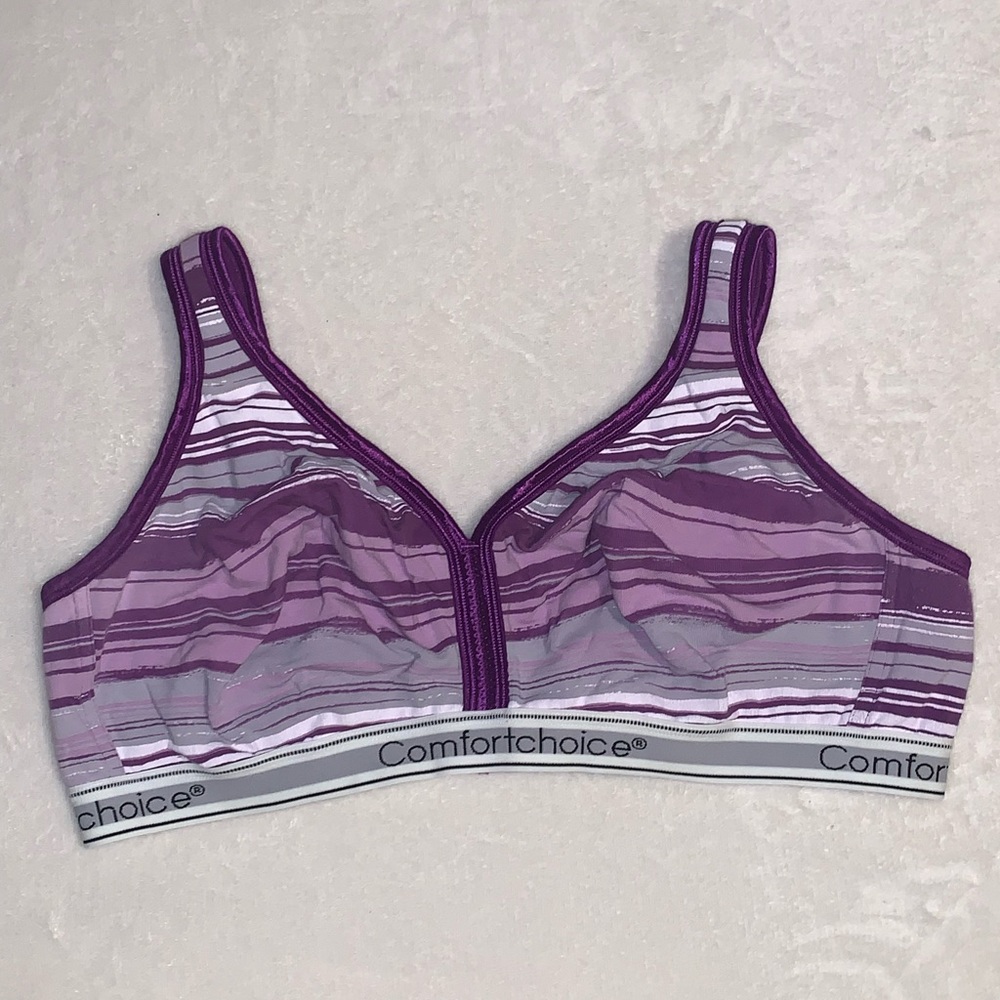 Stripes TShirt ComfortChoice plus size bra